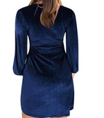 Load image into Gallery viewer, Blue Long Sleeve Dress
