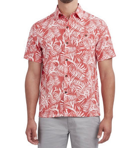 Coral Palms Printed Shirt
