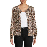 Load image into Gallery viewer, Leopard ptint Button Front Cardigan
