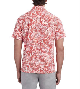 Coral Palms Printed Shirt