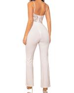 Load image into Gallery viewer, Lace bust jumpsuit
