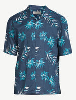 Load image into Gallery viewer, Navy Palm Shirt
