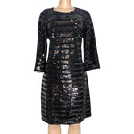 Load image into Gallery viewer, Black INC Longsleeve Dress
