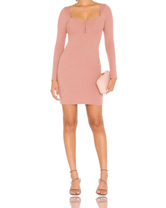 Astr The Label Long Sleeve Body-Con Dress