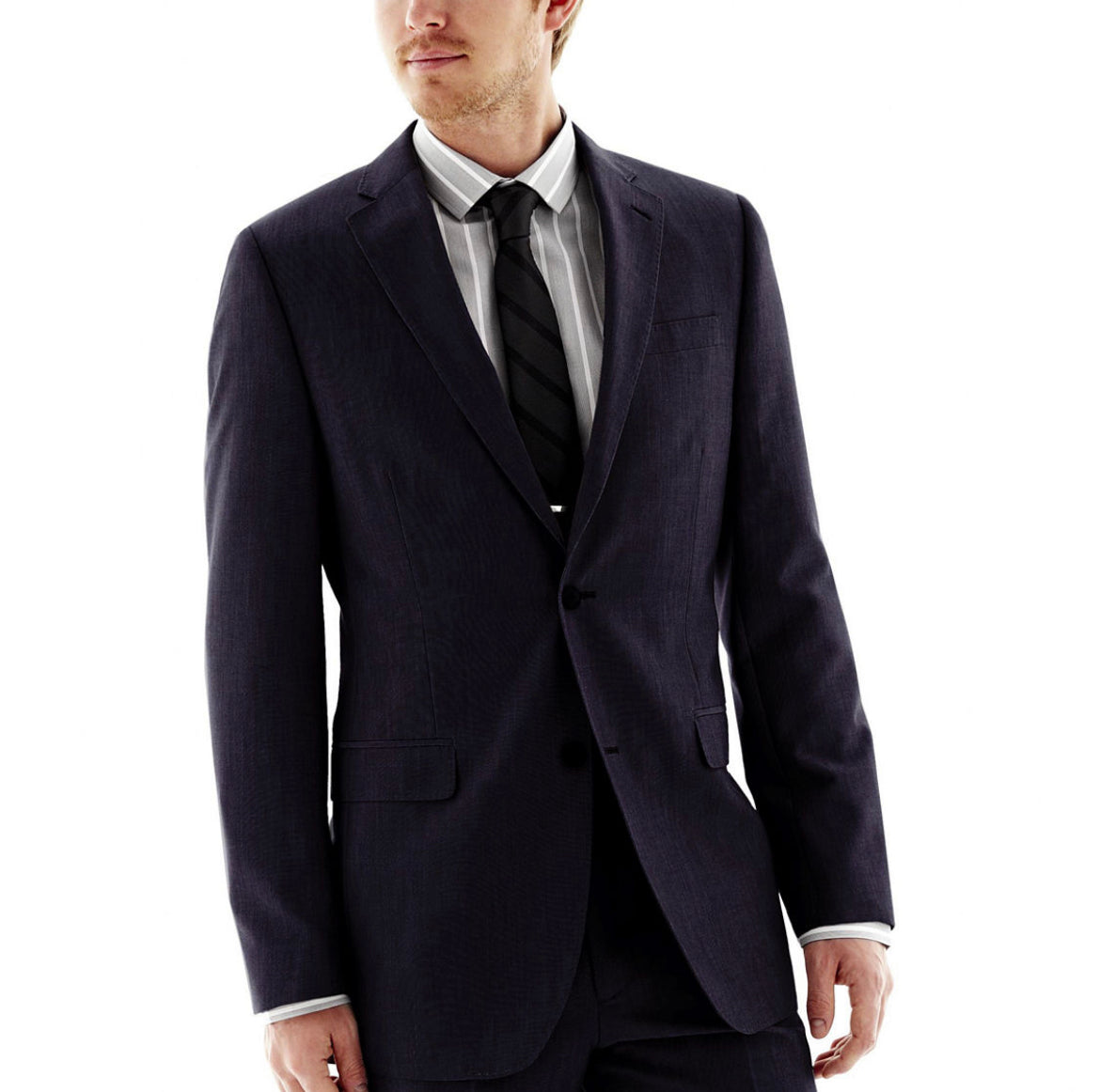 J.Ferrar Classic Fit Suit Jacket *BONE*