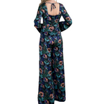 Load image into Gallery viewer, 70&#39;s Print Wide Leg Jumpsuit
