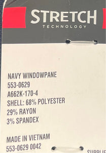 Navy Windowpane J.Ferrar Jacket Only